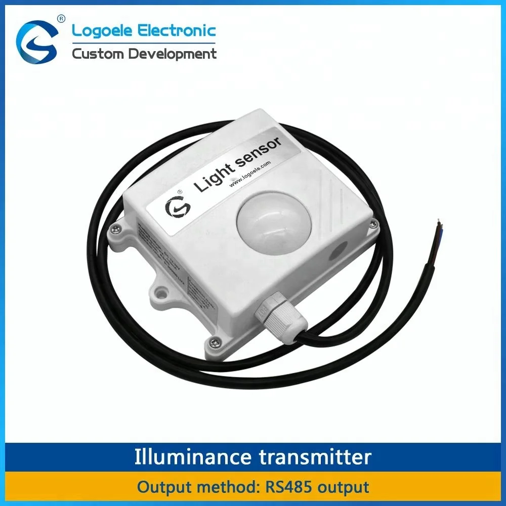 Digital Modbus RS485 illuminance detector illumination ambient light sensor for greenhouses agriculture urban lighting