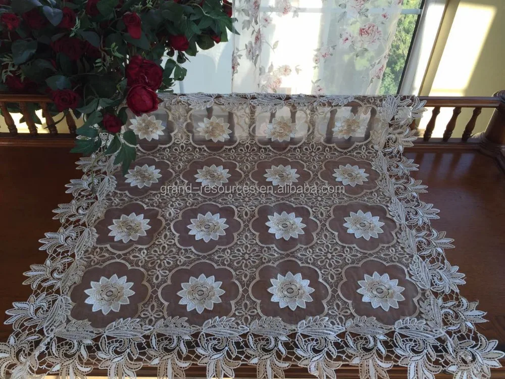 
lace wedding table runner 