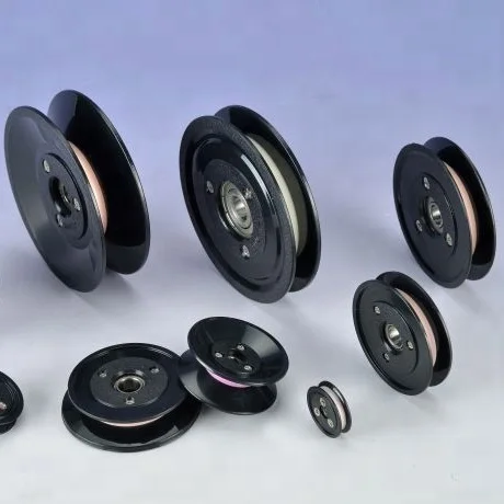 99% AL2O3 diamond polish Plastic flanged ceramic pulley