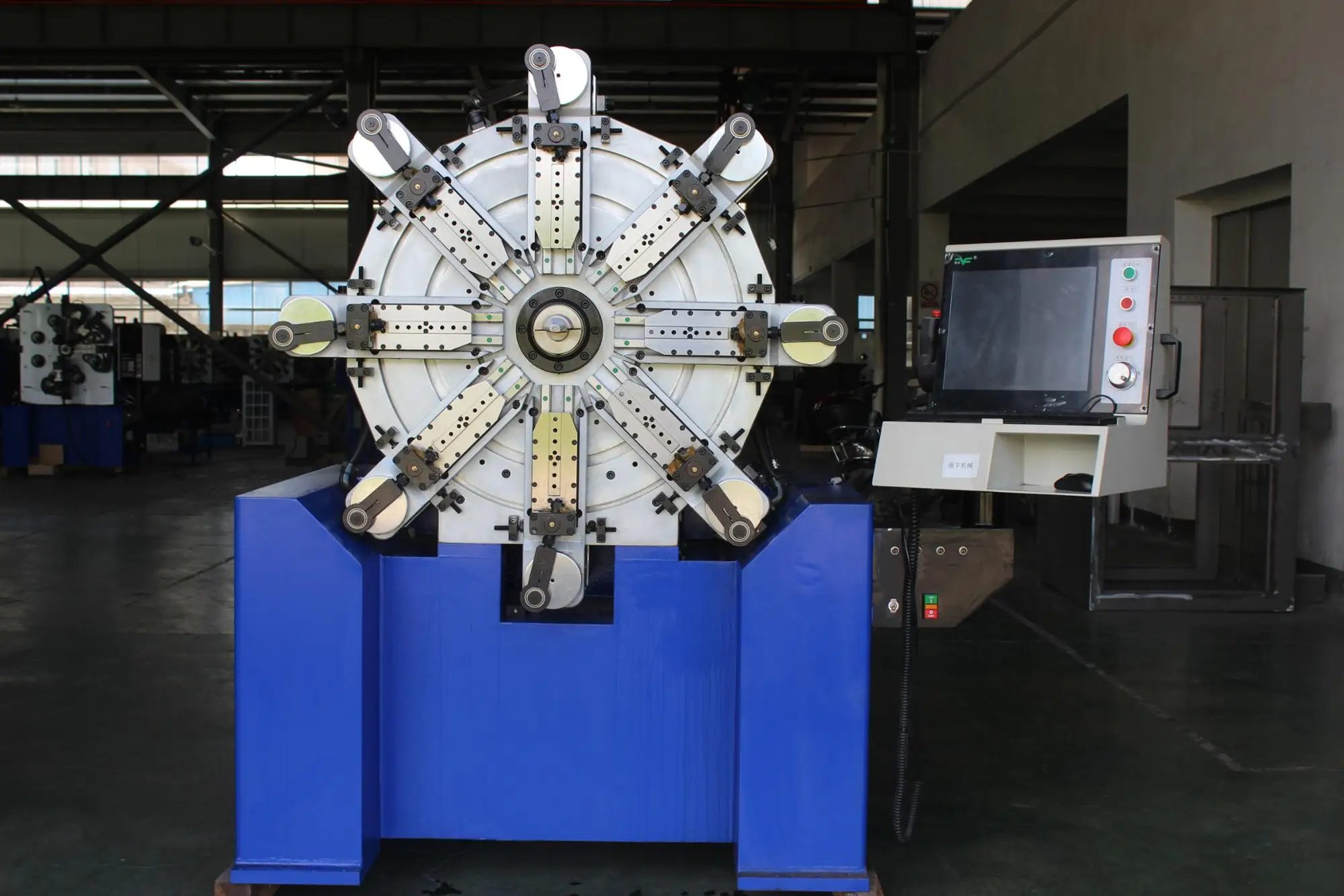 YF brand CNC-1145 CNC camless spring machine , wire basket bending machine