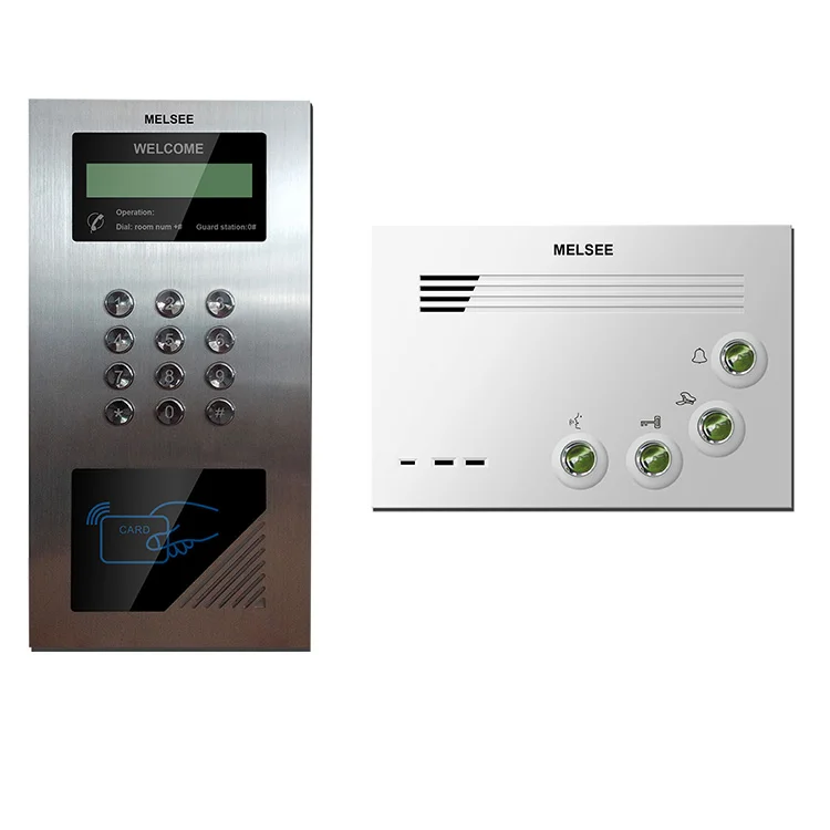 
hot handsfree audio door phone for multi apartment system 