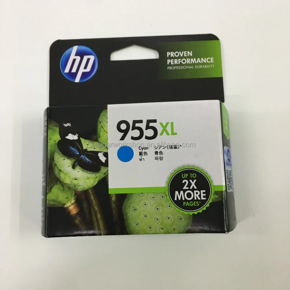 GENUINE H.P (955XL)L0S63AA Cyan inkjet cartridge ,for Officejet 7720 - 7730 - Pro7740 - Pro 8710 - Pro 8720 - Pro 8730 -Pro 8745