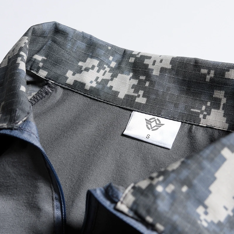 ESDY short-sleeved frog shirt sports camouflage coat thick wear tshirt