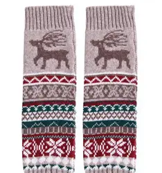 new deer snowflake Christmas sexy leg warmers