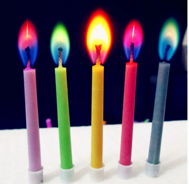 
Sell cakes product color flame birthday candles and festival party color flame candles 