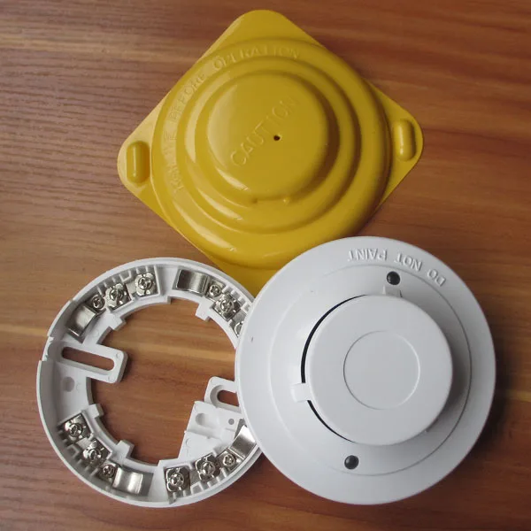 Hotel Fire Safety Conventional Smoke Detector 4 Wires