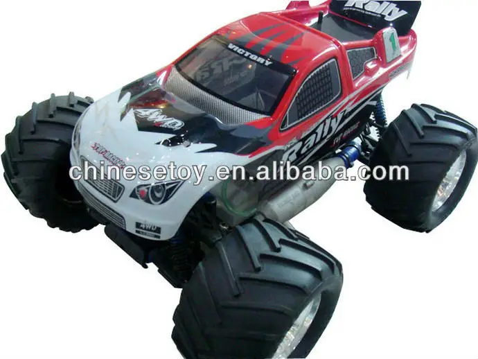 
1:8 RC Gas Powered 2-speed Gearbox 30CC Engine 4WD Rustler RTR Nitro RC Monster Truck 