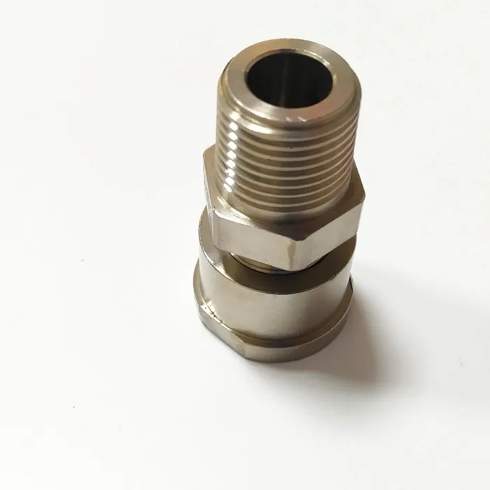 CNC turning machining of titanium alloy gasoline valve connection screw