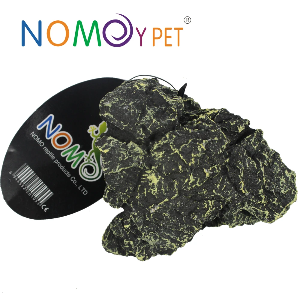 NOMOY PET Wholesale hot sale Resin cave reptile hide for tortoise snake small animals cage reptile terrarium NS-06