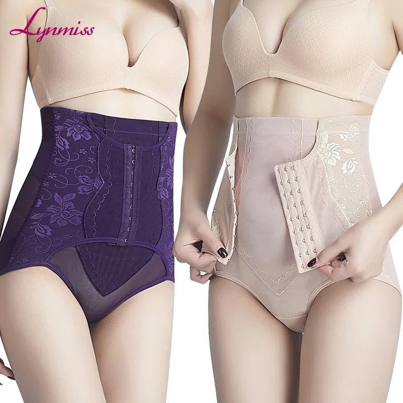 LY-10014 Factory Price Tummy Control Panties Butt Lifter Body Shaper Corset Hip Underwear Panty Hooks High Waist Enhancer Panty