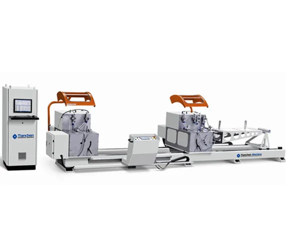 
 Алюминиевый профиль CNC Точная режущая пила с двойной головкой  