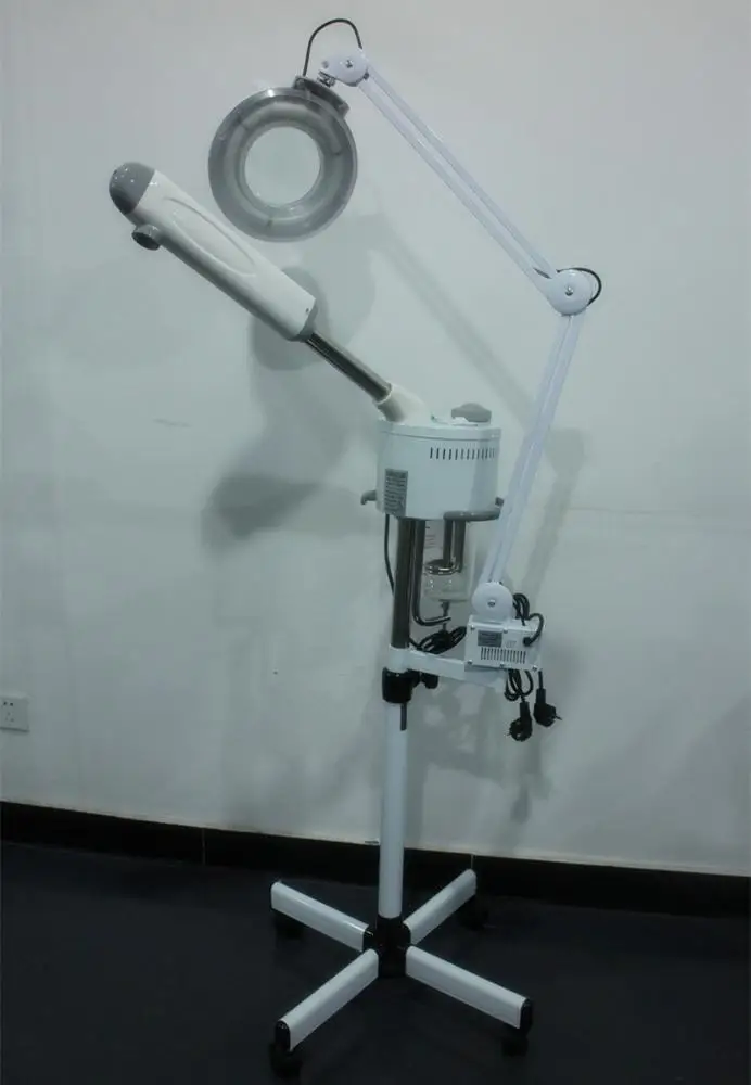 
Wholesale Professional 2 in 1 Ozone Vapor Spraying Facial Steamer With Magnification Lamp For Skin Moistening Salon Use Beauty 