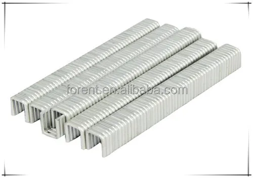 
aluminum staple /hot sale finish nail U shape staple/ furniture nail heavy duty staple 