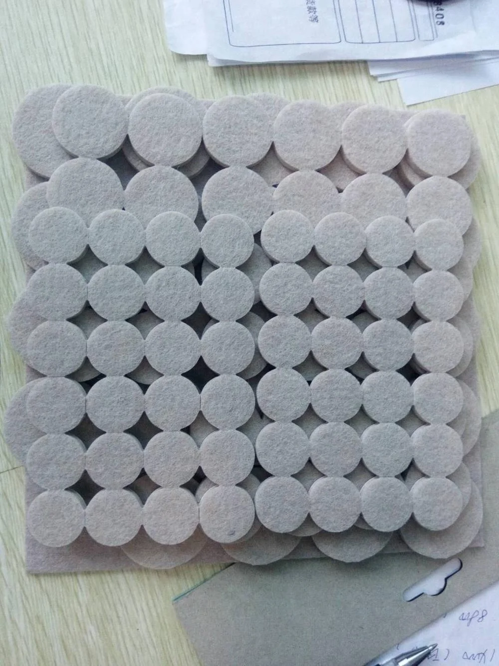 100% polyester 3mm furniture felt pads