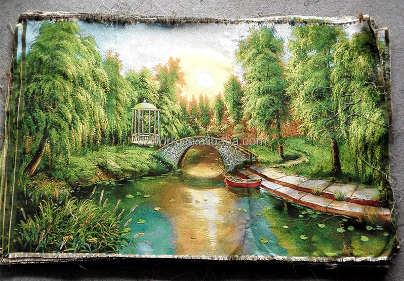 
60*120cm Europe style decorative brocade woven gobelin tapestry wall hangings with back fabric sewing 