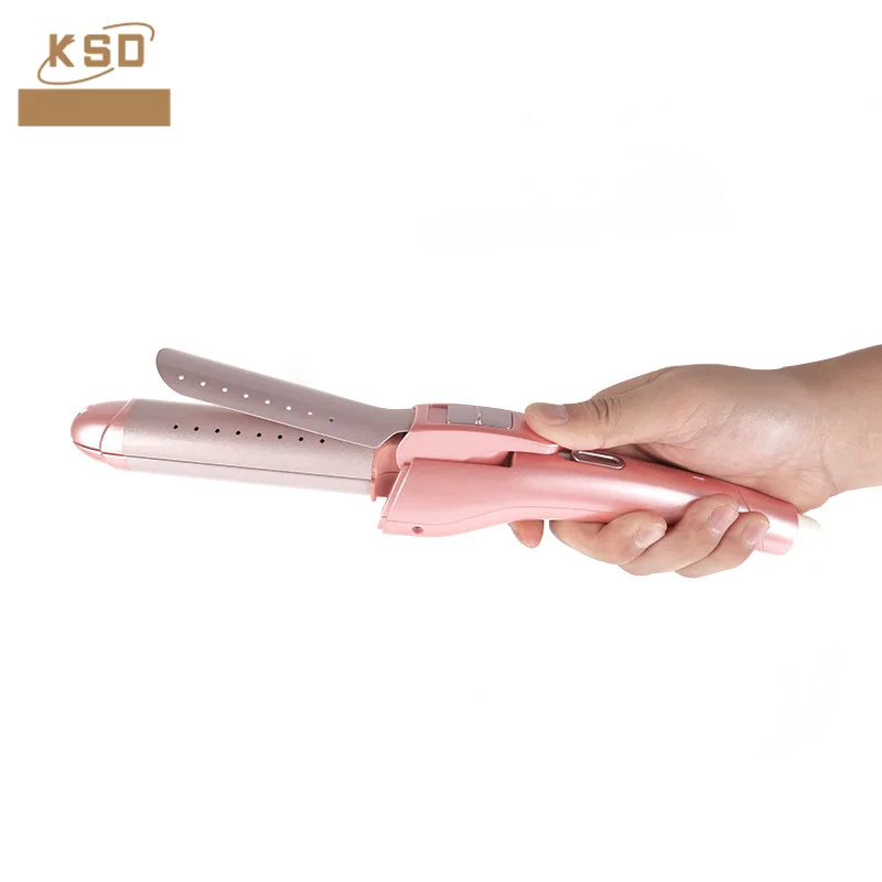 Folding Style Low and Hight Two Temperature Kinds Wet to Dry 2 in 1 Hair curler and Hair Straightener