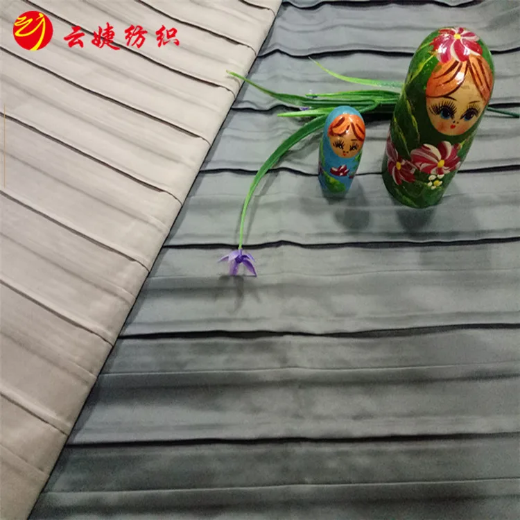 Полиэстер плиссированные 100% шелк герцогиня Атлас