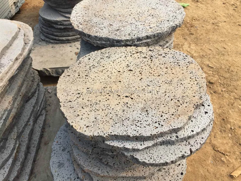 
lava paving garden foot stepping stone 