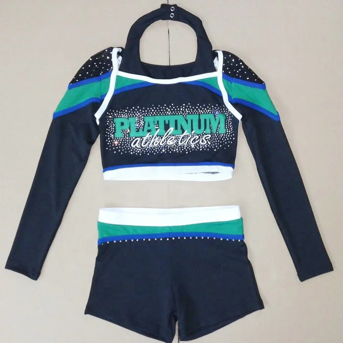 Униформа для чирлидинга со стразами