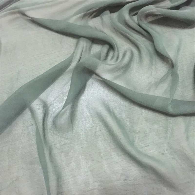
Pure Silk50% Viscos50% Georgette dyed fabric 