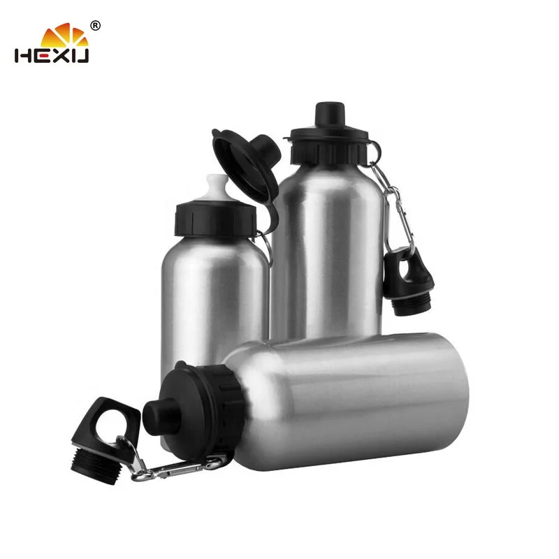 500ml sublimation Hot aluminium sport water bottle with key ring