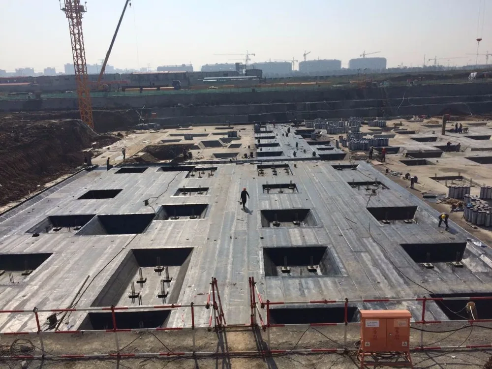 HDPE Aquaprufe underground high polymer polyethylene bitumen emulsion waterproofing membrane