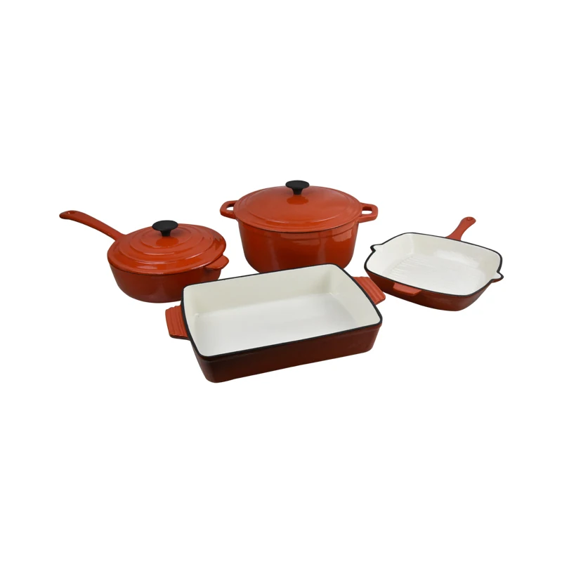 Cast Iron casserole cookware sets