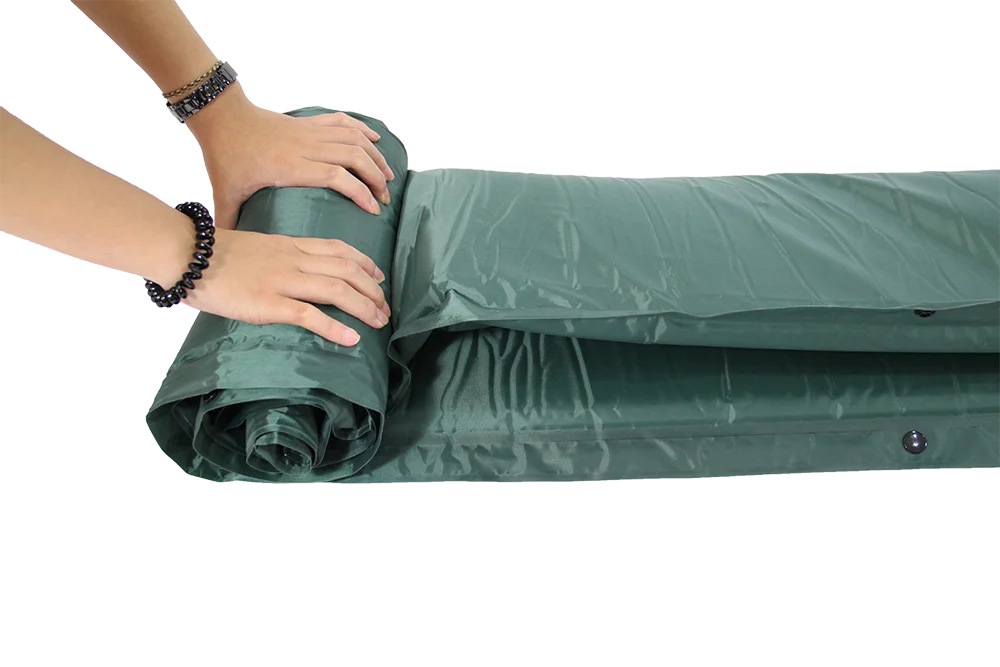 PVC PICNIC HIKING OUTDOOR SELF INFLATING FOLDING FLAT AIR MATTRESS CAMPING MAT