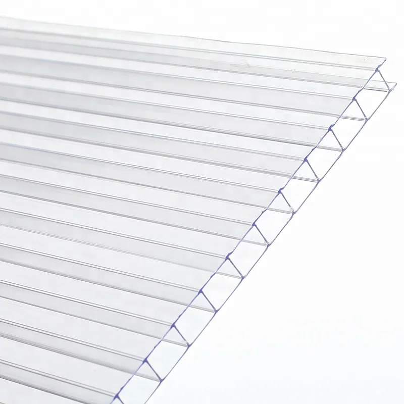 High quality 6mm twin wall polycarbonate sheet for greenhouse