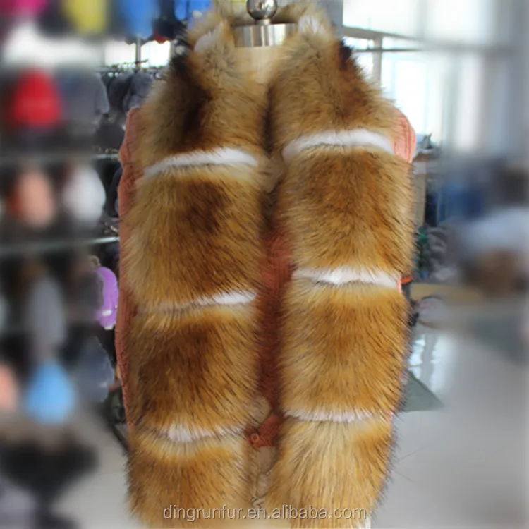 
Artificial imitated Fur Faux Fur Collar Fake Fur Trims For Hood 
