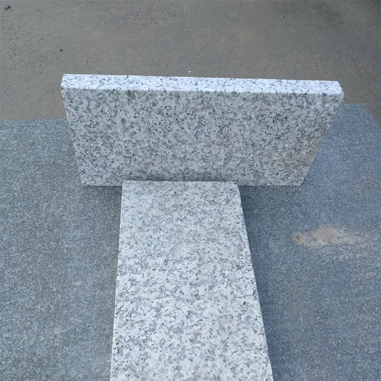 
Ukraine hammered flamed polished decorative facing monument cheap natural grey stone granite tile 