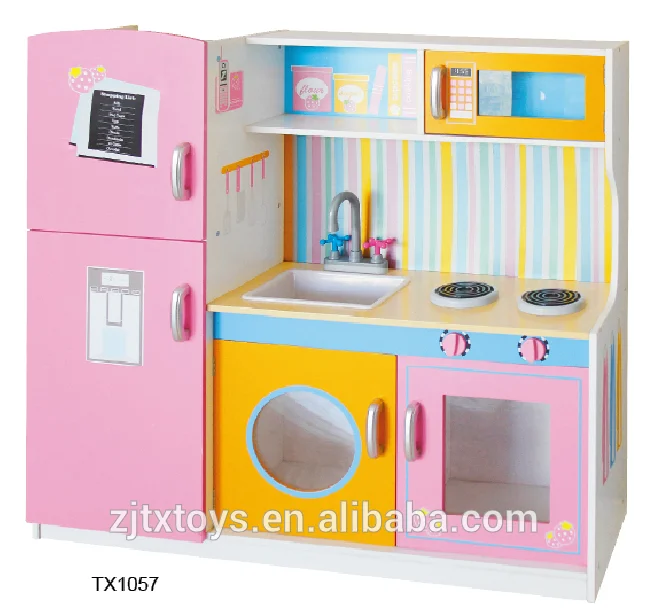 2021 Hot Sale High Quality Educational Kids Wooden Kitchen Play Toy Sets