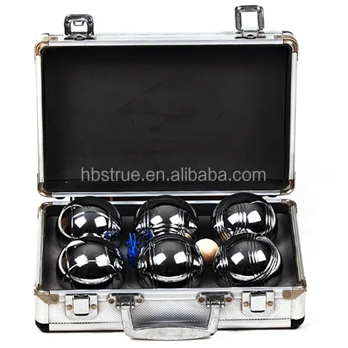 boules set colourful resin bocce ball,6 balls petanque 72-73mm Lawn resin bocce ball