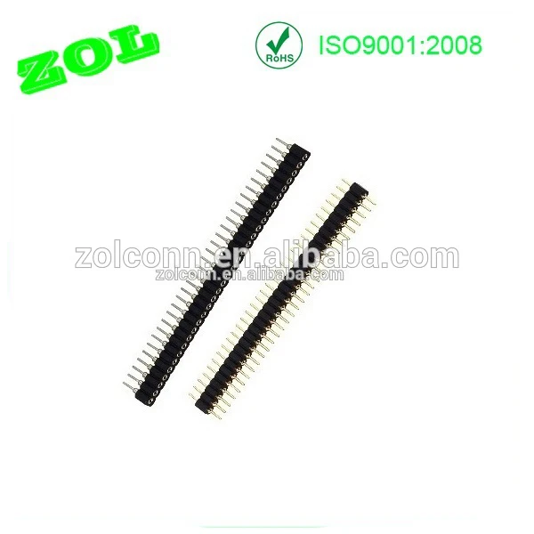 
round pins straight single row 1.778 mm SIP Socket 