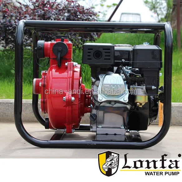 Small Portable 2 inch 7hp 212 cc High Pressure Water Pump Gasoline ,WH 20 Dual Impellers Fire Fighting Water Pumps