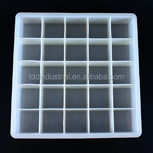 High standard rectangle shape big silicone soap mold , popular design silicone soap mold with food grade
