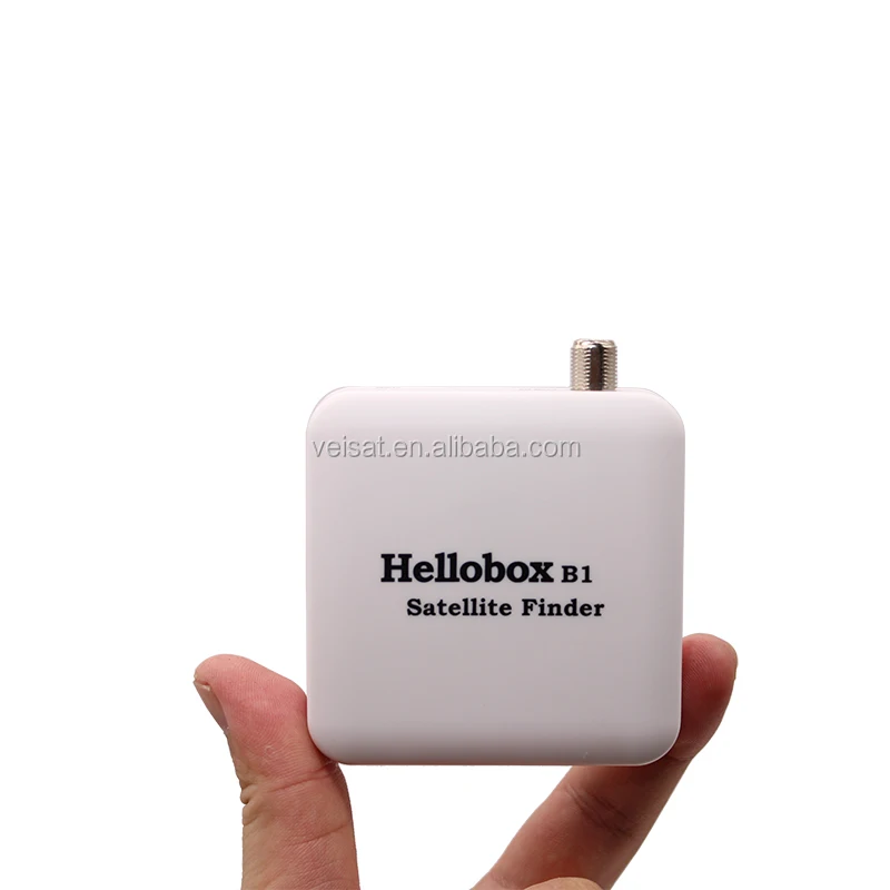 2018 hot sale satellite finder hellobox B1 download filmware dvb-s2 digital satellite finder meter