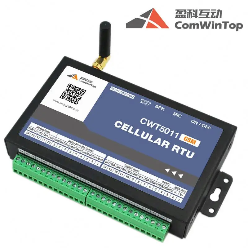 RTU5011 Industrial Telemetry Remote Wireless Gsm Sms Gprs 3g Alarm Alert Control I O Module Gateway Monitor System