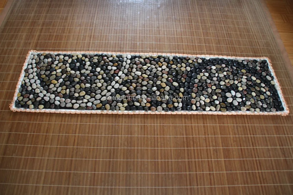 
Pebble foot massage mat massage stone carpet foot massage pad 