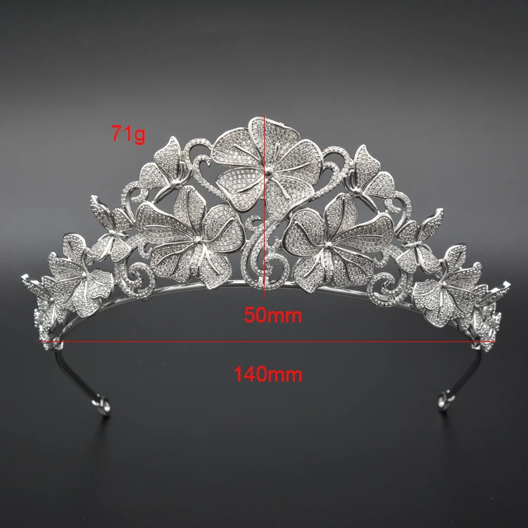 Китайская ювелирная фабрика, диадемы на заказ, корона, цветок, горный хрусталь, тиары для невесты