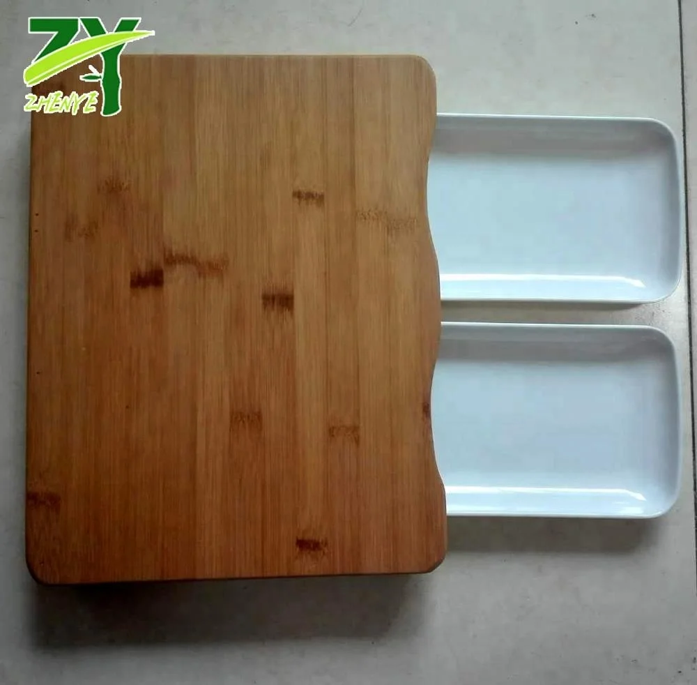 NEW!  ZY-864 CHOPPING BOARD KITCHEN WITH DRAWERS, CHOPING BLOCK BAMBOO WITH DRAWERS