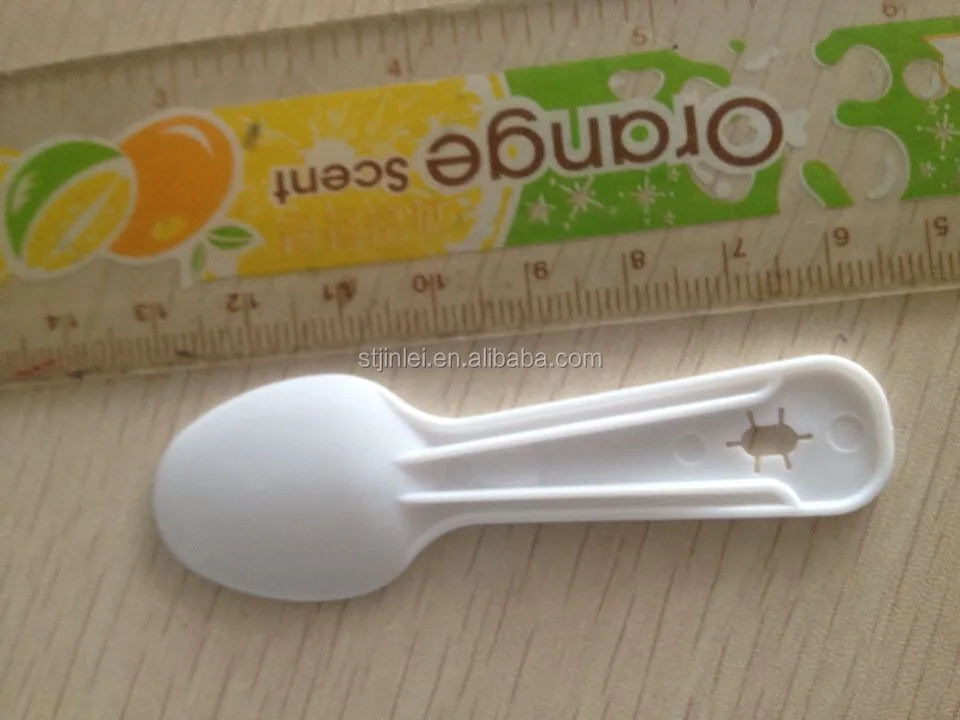 
plastic ice-cream spoon 