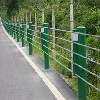 Wire Cable Guardrail System Road and Bridge Safety Protection