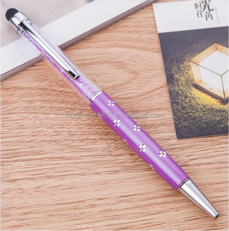 Международная торговля custom cut Алмазная Свадебная рекламная ручка вращающийся кристалл подарок жирная ручка