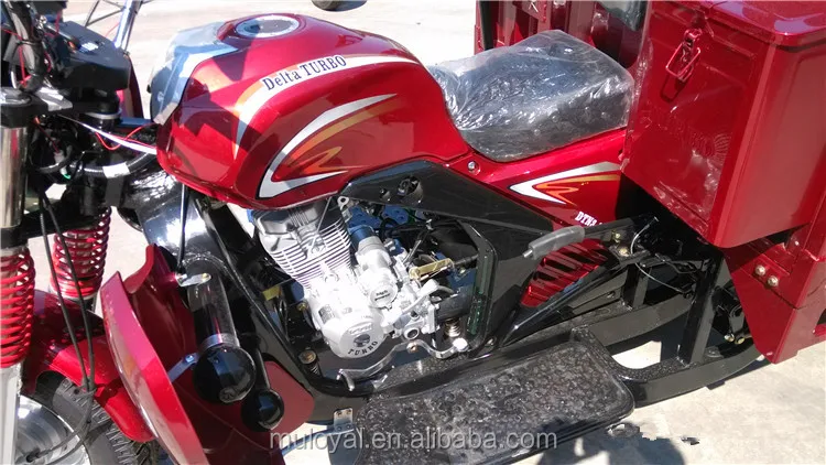 ISO Approval 150cc Motorized Big Wheel Tricycles with Drum Brake