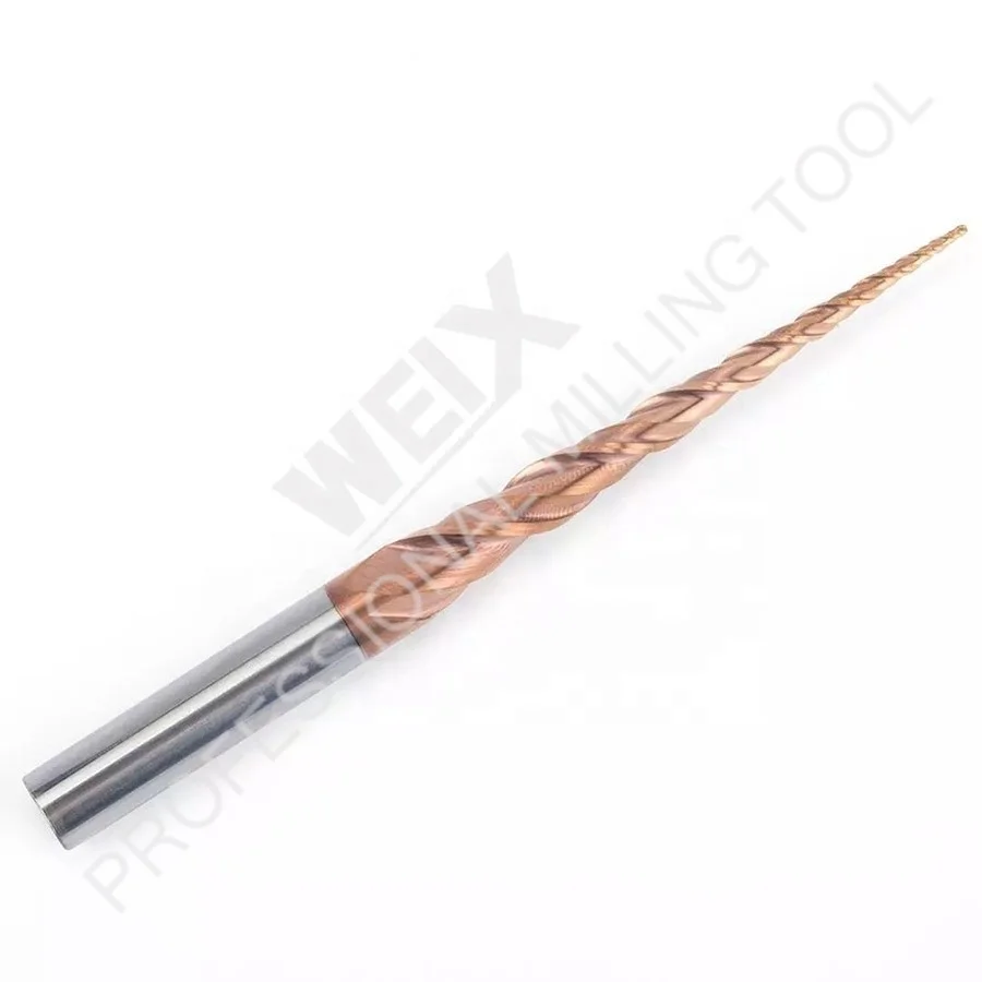 Weix sharpener  R-0.5mm shank dia-6mm  cutting length-20.5mm Tungsten Carbide Taper Ball End Mill Woodworking Router Bits