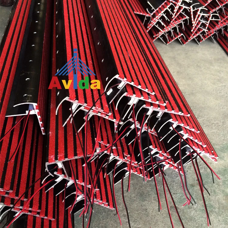 Abrasive Photoluminescent Stair Tread Lights LED Step Nosing for Office