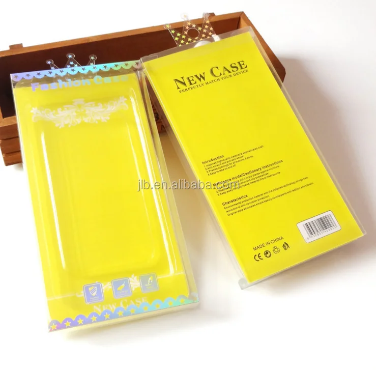 Custom gift packaging box mobile phone cover plastic packaging