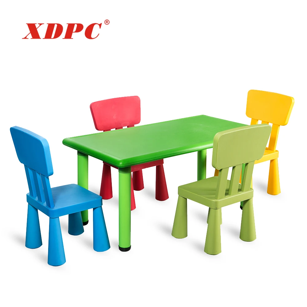 Kid furniture baby child pencil study learning table and chair set
