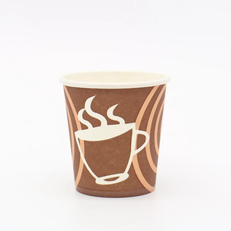 
China 8oz Beverage Use And PE Coated Paper Material Disposable Single Wall Cup For Coffee 